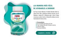 Neo Peques  Gummies Melatonina para Conciliar el Sueño 30 Unidades  Gominolas con Vitamina B6  Tomar 1 o 2 al Día  Para Mayores de 3 años  Caramelo Masticable Infantil Sabor a Mora - details 2