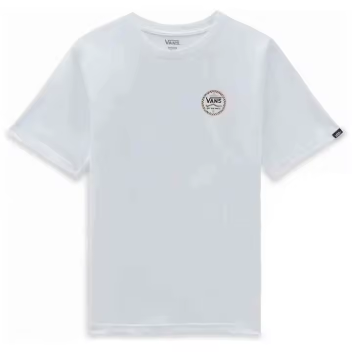 Camiseta de Manga Corta Vans Lockit para niños en color blanco - 1