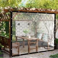Tarpaulin Impermeable Tapa Clara De PE Con Grommets Para Jardín Balcones Patio Canopas Vallas Protección De Plantas En Invierno Para Estufa De Invernadero - details 6
