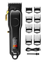 Cortadora De Pelo KIKIDO Para Hombres Máquina De Corte Inalámbrica Con Pantalla Digital Ajustable Para Peluquero Corta Fácilmente En Seco Y Húmedo Tiempo De Uso 160 Minutos - details 9