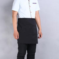 Apariencia De Cocinero Mitad Con Bolsillo Ajustable De Largo Restaurante Apron De Cintura Sólido Verano Para Cocina Pub Suministros De Limpieza - details 11
