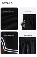 Shorts De Baloncesto Para Hombre SONECHOKI De Longitud De Rodilla Estampado De Rayas Malla Transpirable Entrenamiento Fitness Running Gimnasio - details 6