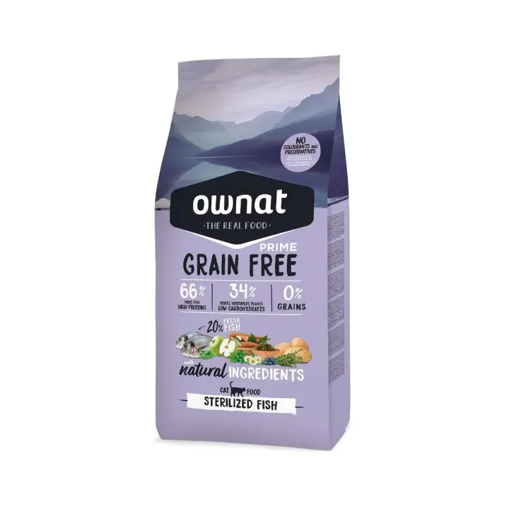 Pienso Gatos Ownat GF Prime Sterilized FISH Cat 3 Kg - 1