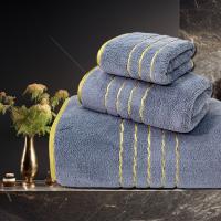 Juego de tres toallas de baño de vellón coral GOOZONE HOME, gruesas, absorbentes de agua y suaves para envolver el cabello seco | Toalla de secado rápido para el hogar - details 9