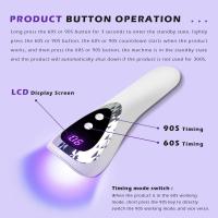Lámpara De Curado De Esmalte En Gel Recargable 18W Con 5 LEDs Máquina De Fototerapia Para Uñas Herramienta De Manicura Profesional Portátil Equipamiento De Salón - details 1