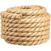 Coshano Cuerda de Yute 20m 4 Capas Cuerda de Sisal Fibra 100% Natural Gruesa - details 0
