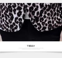 Chaleco De Moda Para Hombre Con Estampado De Leopardo Estilo Británico Casual Slim Para Bodas Y Trabajo Cierre Único De Botón - details 17