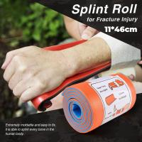 Rol De Splint De Aluminio Universal Para Primeros Auxilios Kit De Emergencia Para Huesos Material De Polímero De Sobrevivencia Para Viajes Al Aire Libre - details 0