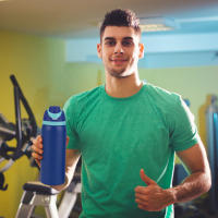 Termo Doble Capa De Acero Inoxidable 24/32oz Con Manija Termo Aislado Espacial Kettle Taza Deportiva Botella De Agua Tumbler - details 28