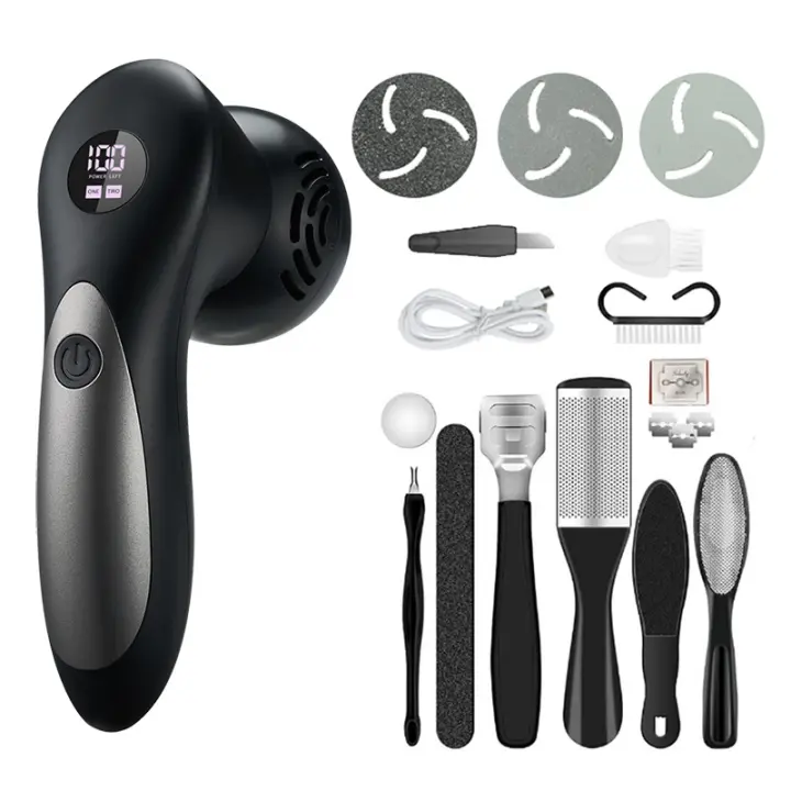 Tienda BIT Removedor de Callos de Pie Eléctrico 14-en-1 con Aspirador Kit de Pedicura para Alivio de Pies - 1