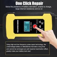 Cargador De Batería Para Coche Inteligente Pulso LCD 12V 6A Recurso Para Auto Motos Ciclo GEL Lead-Acid Reparación Automática - details 4