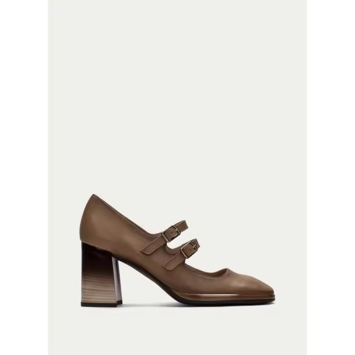 HISPANITAS HI232922 Zapatos de salón mujer 30497 23I STILETTP DOS CORREAS HEBILLAS GOBI - 1
