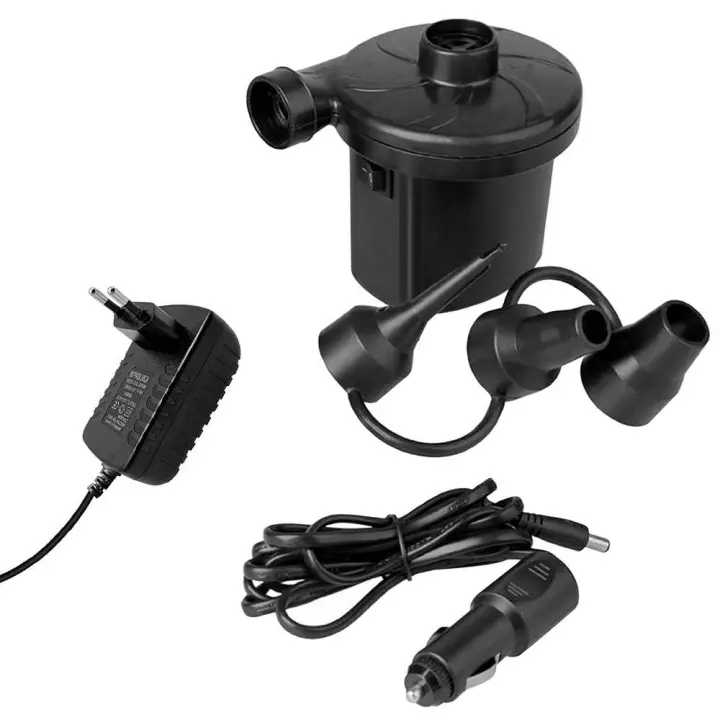 Ociodual OcioDual Inflador Electrico, Bomba de Aire Eléctrica Portátil, 240V AC / 12V DC Inflador Colchon Hinchable, Deflactor para Piscinas, Barcos, Camping, Bomba de Aire Electrica - 1
