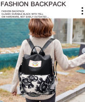 Mochila De Oxford Para Mujer De Alta Calidad Antirrobo Gran Capacidad Para Viajes Y Escuela Mochila De Cuero Sintético Con Cierre De Cremallera - details 0