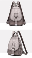 Mochila Multifuncional De Cuero Para Mujer Diseñadora Antirrobo Gran Capacidad Estilo De Viaje Moda Para Adolescentes - details 10