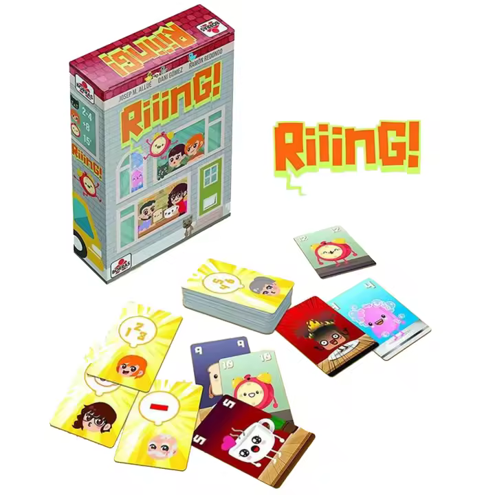 Educa Borras Juego de Mesa Riiing Juego de Cartas de Agilidad y Observación Ring 96 Cartas Juego para toda Familia, Amigos, Regalo Cumpleaños, Navidad, Reyes - 1