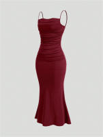 Vestido Bodycon De Fiesta Para Mujer Maxi Con Tirantes Elegante Y Delgado Sin Mangas Para Bodas Y Noches Elegantes Verano Multi-Colores - details 15