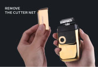 Cortador De Pelo Eléctrico Kemei KM-1949 Plata/Oro Profesional Recargable KM-2028 Trimmer Sin Cable Para Hombres Con Corte Rápido Y Ajuste De Longitud - details 17