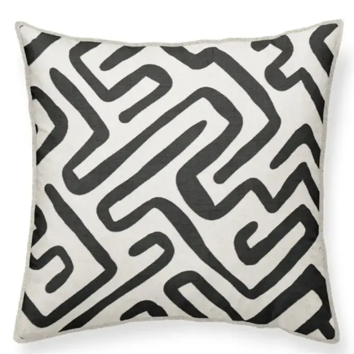 Cojin completo confeccionado en Algodón/Lino, Modelo Sudáfrica 1 C/38, 50x50cm, Castilla Textil - 1