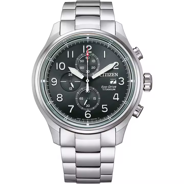 Reloj de pulsera CITIZEN Eco-Drive - CA0810-88X correa color: Gris plata Dial Negro Hombre - 1