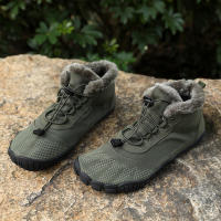 Botas De Invierno Para Hombres Y Mujeres Zapatos Casuales De Nieve Botas De Pies Calientes Para Exteriores Trabajo Zapatillas De Neopreno Cremallera Ajuste Tamaño 36-47 - details 6