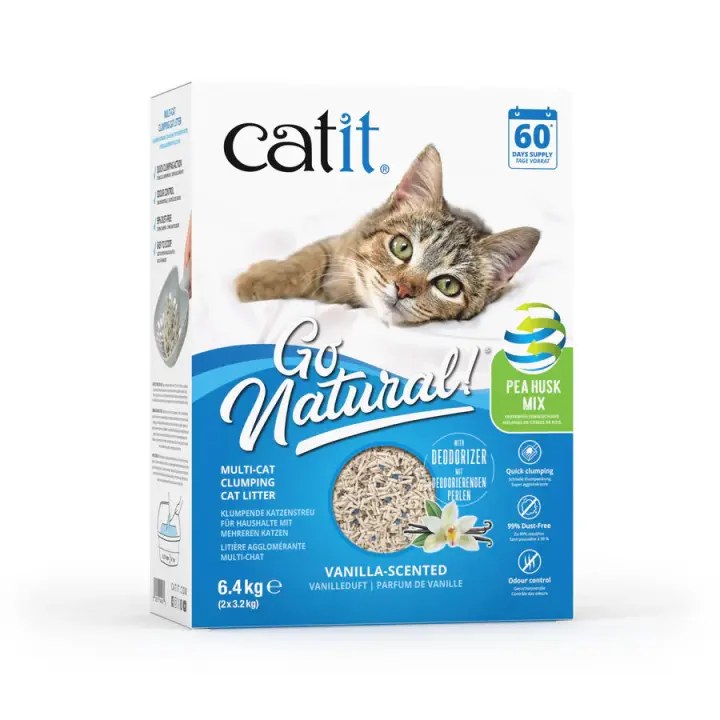 Catit Arena Aglomerante Mix para Muchos Gatos Catit Go Natural - 1