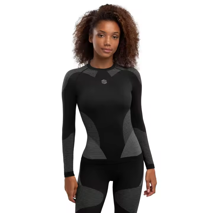 Siroko - Camiseta Manga Larga Compresiva Snow & Skii para Mujer - 1
