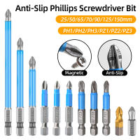 Juego De Destornilladores Magnéticos Antiaderentes 1/4'' Phillips Y Pozidriv PH1/PH2/PH3/PZ1/PZ2/PZ3 Herramientas Manuales De Acero Aluminio - details 0