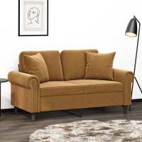 vidaXL 2x Cojines Decorativos Terciopelo Almohada Sofá Dormitorio Color Amarillo,  Azul,  Crema y mas - details 5
