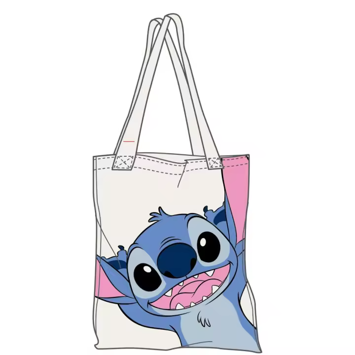Bolsa de la Compra de Algodón Stitch Happy 41x38 CM 86976 - 1