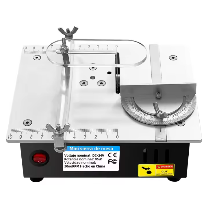 Máquina De Corte Precision Miniatura Doméstica DC24V Para Trabajos De Madera Con Función Multifuncional Y Protección Contra Polvo - 1