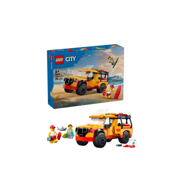 LEGO City 60453 Furgoneta de Rescate del Socorrista Contiene 214 piezas - Edad recomendada a partir de 6+ años 25L60453 - 1