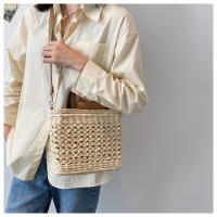 Bolso de Mujer JIOMAY 2023 Verano Bolsos de Mano de Diseñador Bolso de Hombro de Playa con Mango de Madera Cierre de Cordón Tejido de Poliéster - details 22