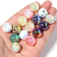 Lote De 10 Piezas De Cuentas Redondas De Acrílico 16mm Con Pulido Colorido Para Fabricación De Joyas Collares Pulseras Accesorios De Cadena De Teléfono - details 5