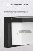 Lámpara De Pared LED Impermeable Con Sensor De Movimiento 16/30W Para Interior Y Exterior Iluminación Para Jardín Porche Balcon Y Habitaciones - details 5