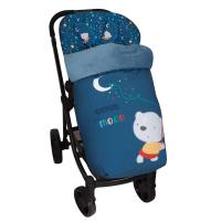 SACO DE SILLA UNIVERSAL BABYLINE. TEJIDO POLAR + CUBRE ARNÉS, DESMONTABLE. TEJIDO TRASERO 3D - details 0