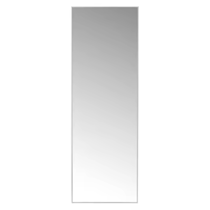 Lola Home Espejo de pared blanco de poliestireno de 30x90 cm - 1
