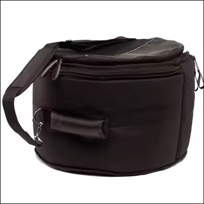 funda timbal acolchado 33 mm. (48x25 cm.) negro - 1