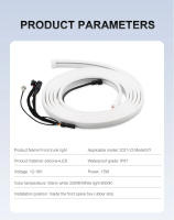 Luz De Ambiente Trasera LED Para Tesla Model 3 Impermeable Flexible Instalación Fácil Lámpara Ambiental Modificada Para Coche - details 1