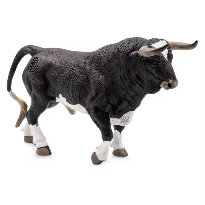 DEQUBE Figura de Toro Bravo Calcetero Trotando en Resina de Alta Calidad - Más de 3 Años - 1