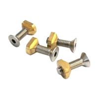 4Pcs M8 Montaje en hidrohoja Latón Tuercas en T para navegar Todas las pistas de hidrohoja al aire libre Accesorios de surf GoldGold Edition - details 0