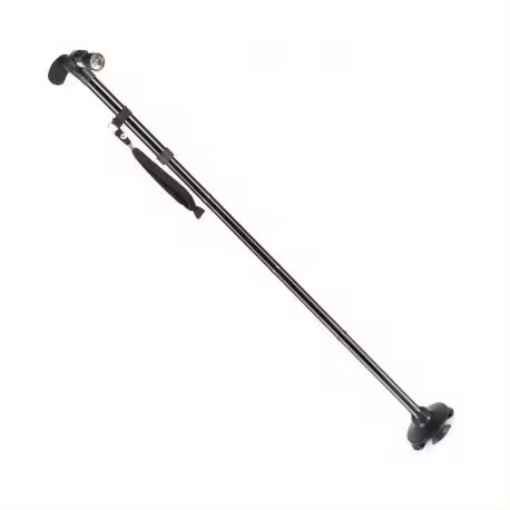 Mediawavestore Bastón Telescópico Plegable con Luces LED y Base Extra-ancha - 1