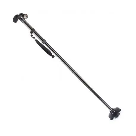 Mediawavestore Bastón Telescópico Plegable con Luces LED y Base Extra-ancha - 1