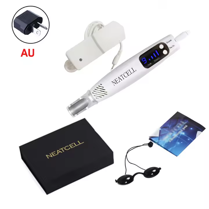 Láser Picosegundo Pluma Roja Azul Terapia De Luz Para Eliminar Tatuajes Marcas De Acné Vello Exceso Arrugas Manchas En Piel Oscuro Dispositivo De Belleza Portátil - 1