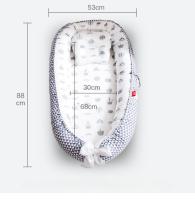 Cuna De Bebé Portátil 85x50cm Con Almohada Y Frontera De Seguridad Algodón Cradle Para Recién Nacidos Lounger Infantil Co-sueño Cuna De Bajo Peso - details 3