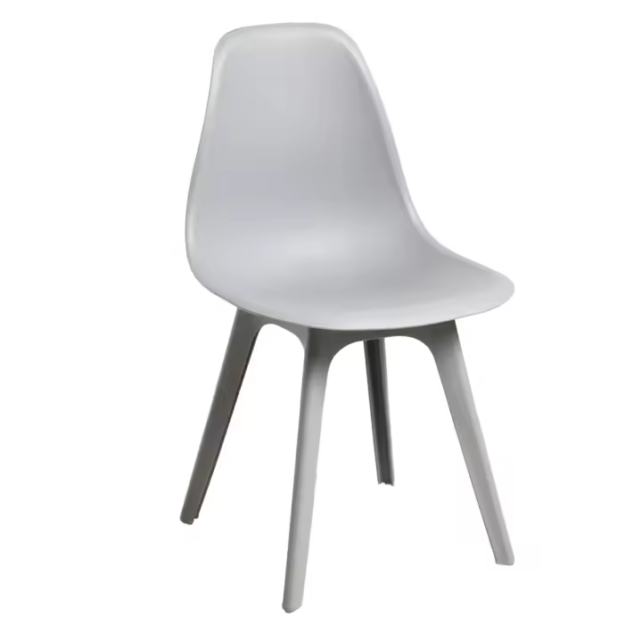 ORION91 Silla NORDIK Elegant Asiento y Patas Color Gris 46,5x82x39 cm Comedor Oficina Salón Teletrabajo Cocina - SpazioLuzio - 1