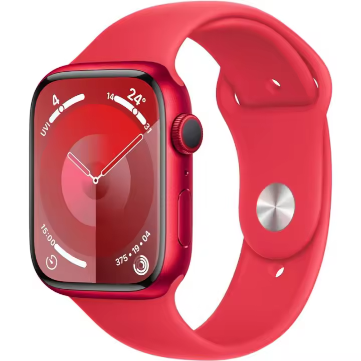 Apple Watch Series 9 GPS 45 mm Ca aleación de aluminio con correa deportiva roja S/M - 1