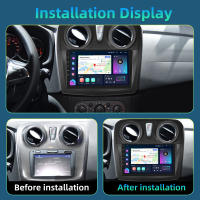 Podofo Radio de coche Android 2 Din para Renault Sandero 2014 2015 2016 2017 Carplay 8+128GB AI Voice WIFI+4G DSP GPS Navegación Multimedia Reproductor de Video - details 1