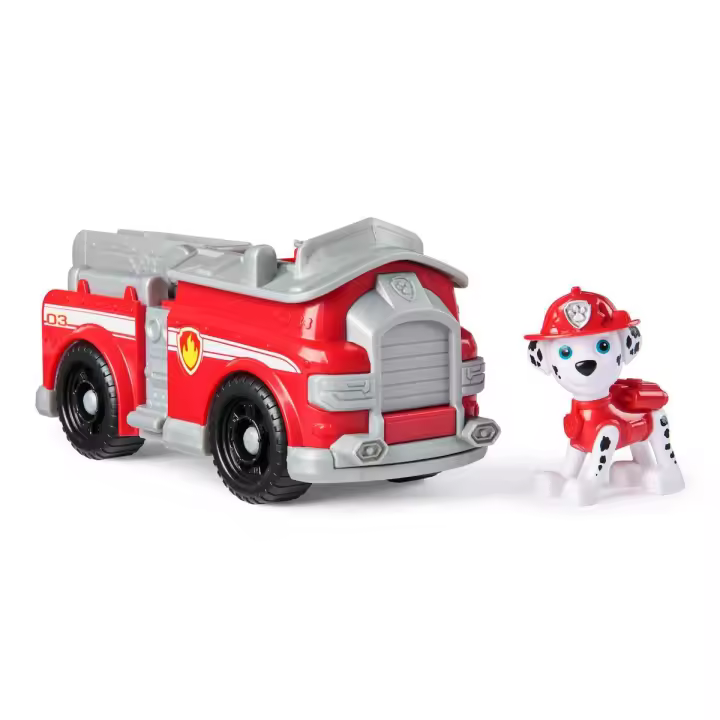 SPIN MASTER - Patrulla Canina - Camión Bomberos y Figura Marshall - Camión de 15 cm con Figura Marshall - Patrulla Canina Juguetes - 6071209 - Juguetes Niños 3 Años + - Regalo Niño 3 Años + - 1
