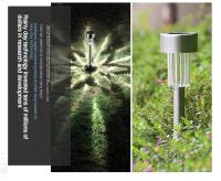 12Pack Luces Solares Para Jardín Lámparas De Hierba Impermeables Iluminación De Paisaje Exterior Decoración De Jardín Con Fuente De Energía Solar - details 9